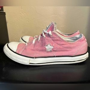 Pink Converse All Star Shoes